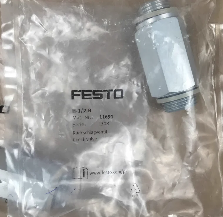 New original FESTO check valve 11689-H-1/4-B 11690-H-3/8-B 11691-H-1/2-B 11692-H-3/4-B