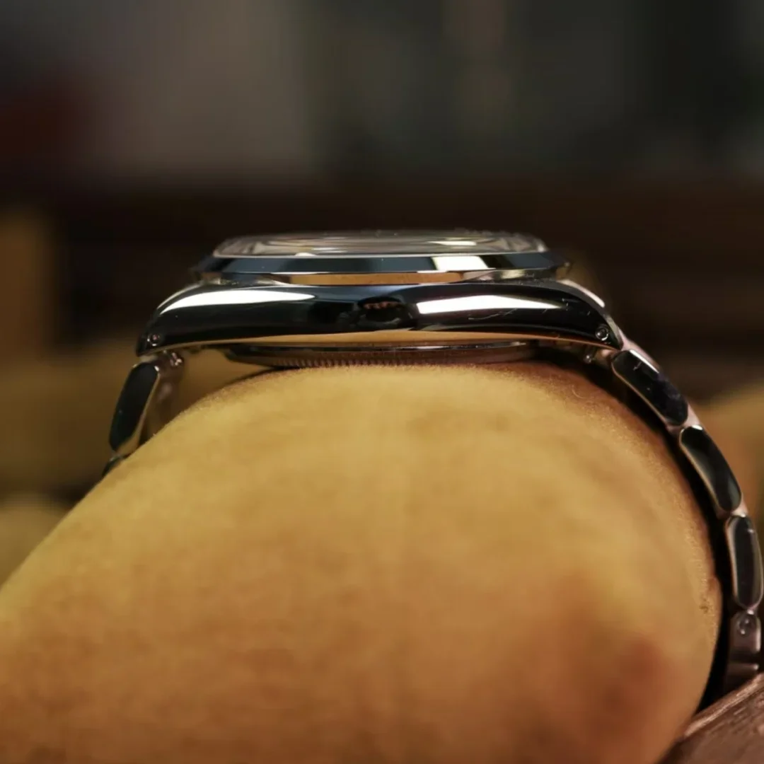 2025 ใหม่ Hruodland 36 มม.Retro Luxury นาฬิกาผู้ชายอัตโนมัติ F029 NH38 Sapphire กระจกสแตนเลสนาฬิกาดําน้ํา