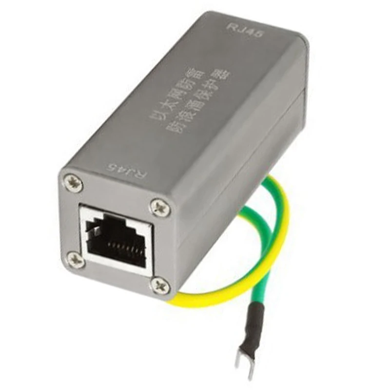 Adattatore RJ45 dispositivo di rete Ethernet scaricatore di protezione contro le sovratensioni