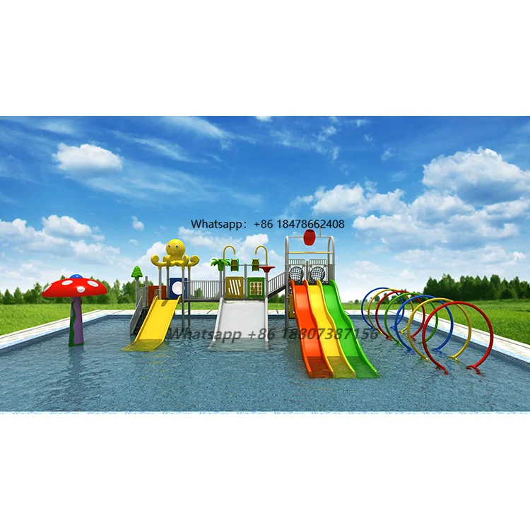 Water Slide Supplier Playground Outdoor Water Park Equipment Outdoor Playground Equipment Factory Pool for Children Kids