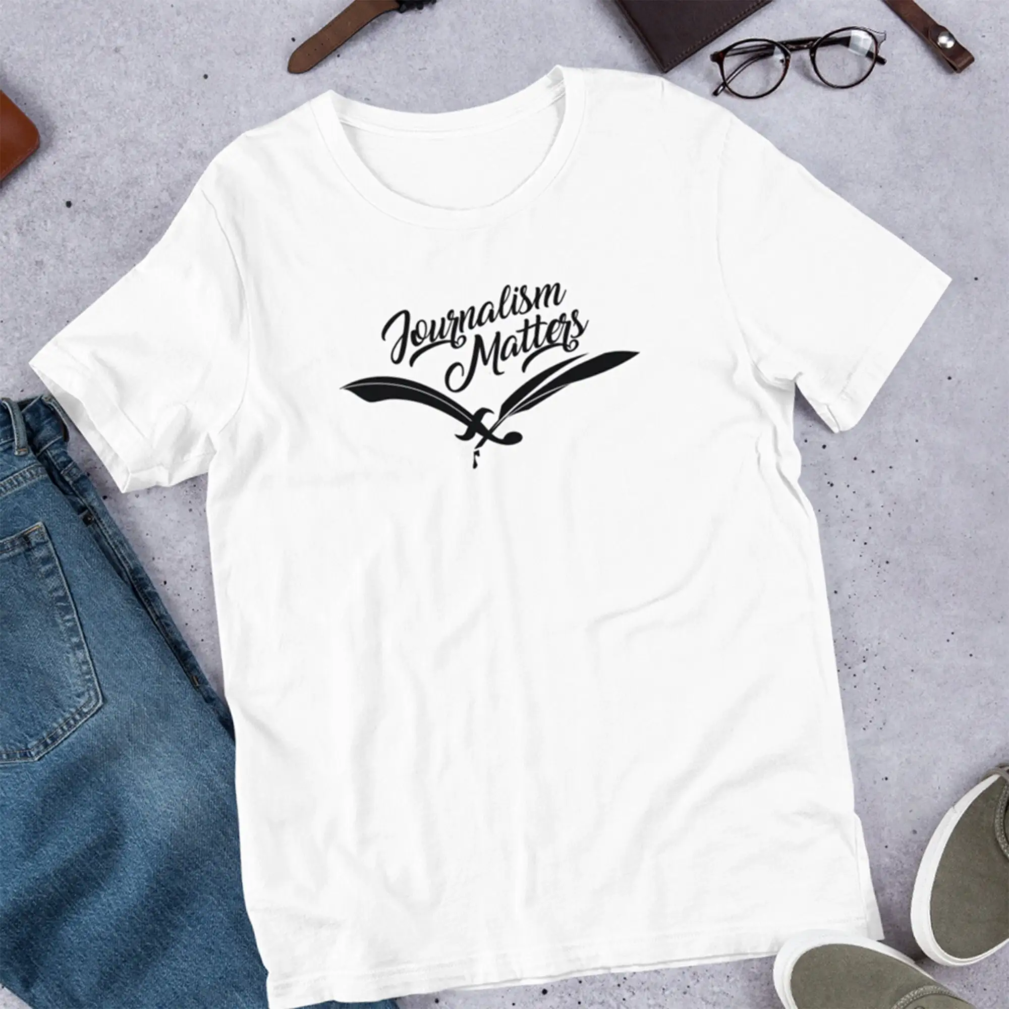 Journalism Matters T Shirt Pen Is Mightier Than The Sword s Slogan Media Student Top Trendy Writer Journalist