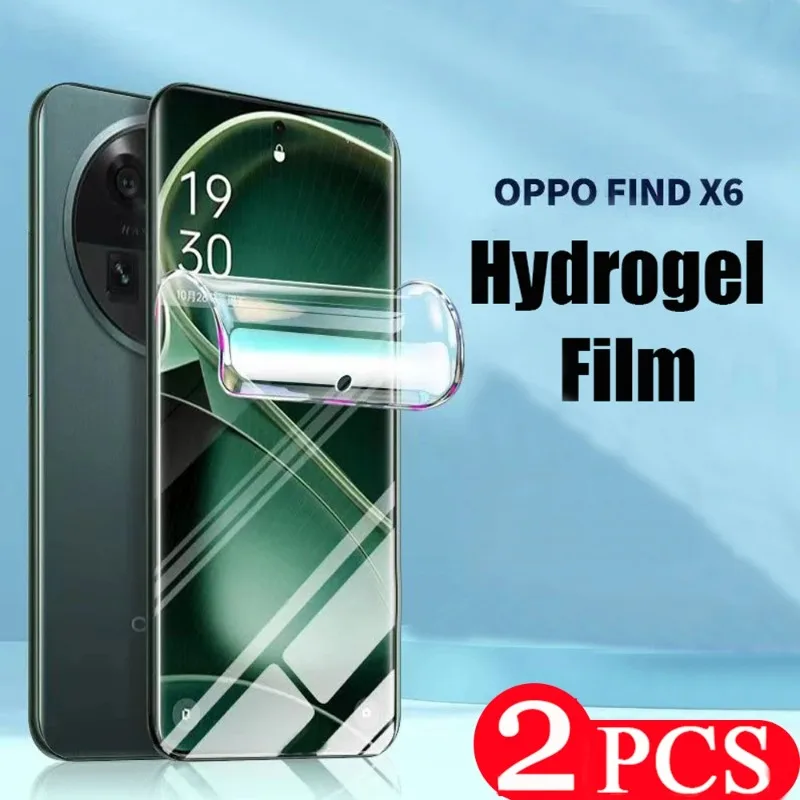 

Cover Protective Film for OPPO Find X7Ultra X6 Pro Screen Protector Find X5 X3 X2 Lite Neo HD Hydrogel Film Smartphone NotGlass