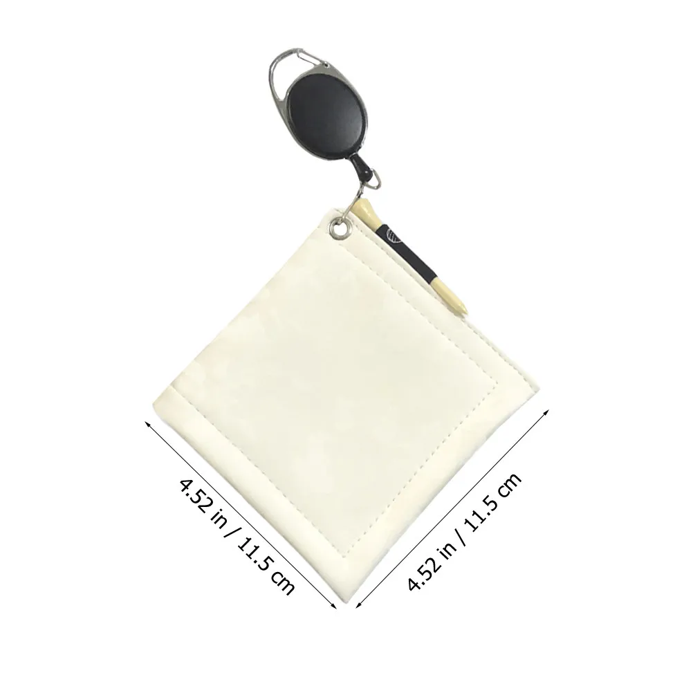 Golf Ball Wiping Towel Professional Portable Reusable Cleaning Cloth for Golfers Buckle Design Easy Wash Air Dry Non-Slip
