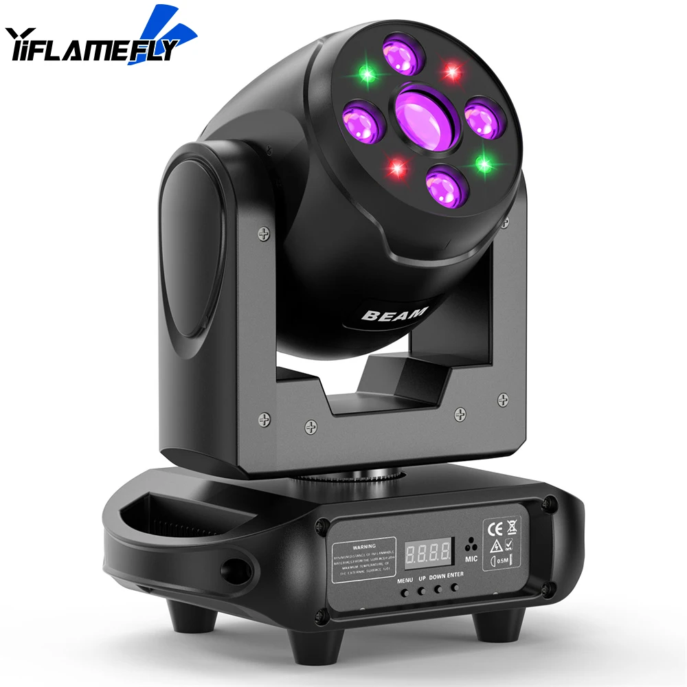 170W LED Moving Head Light DJ Stage  Prism Beam Stage Light SDMX 512 18/35CH Super Bright Sound for Wedding Church Party KTV