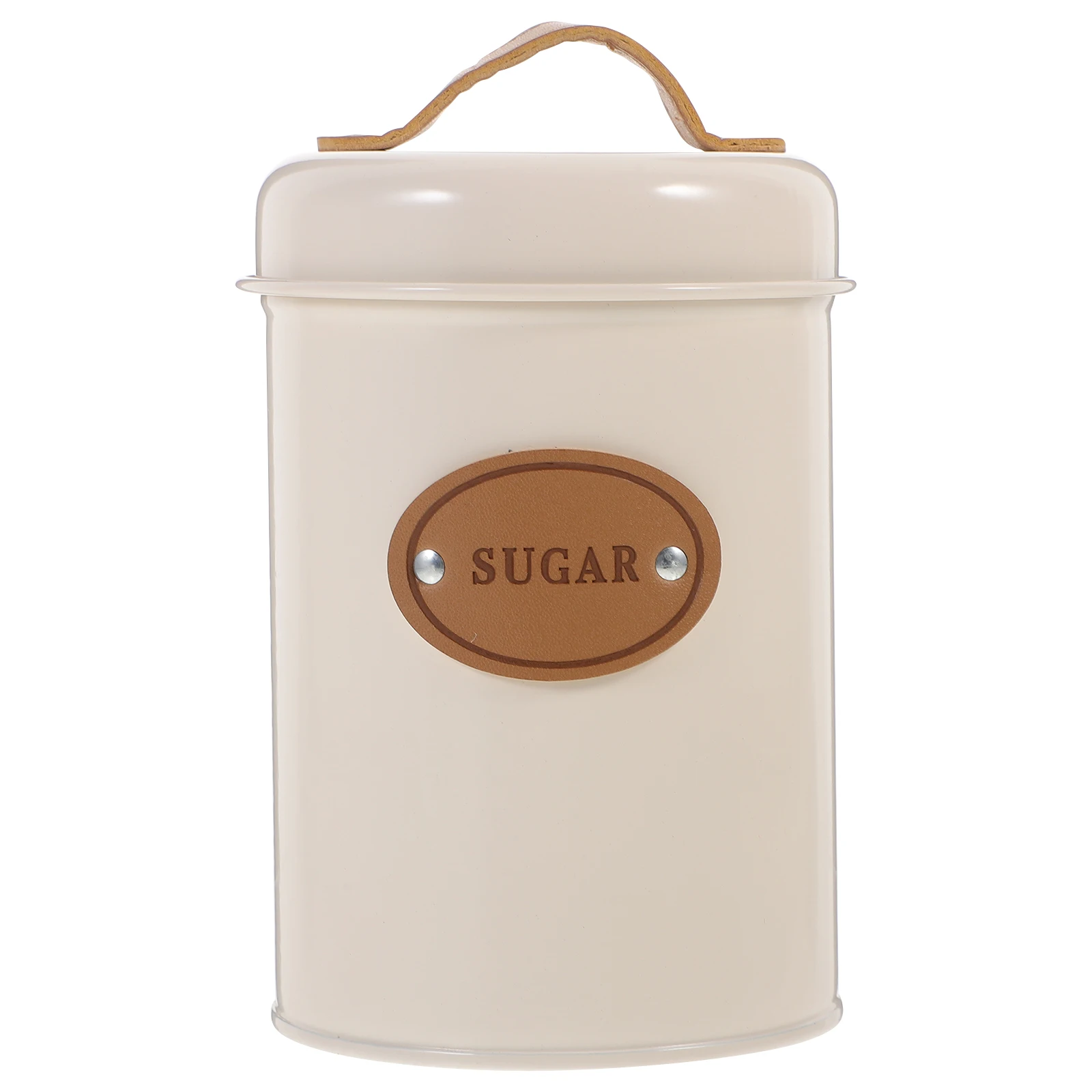 

Coffee Sugar Canister Tea Container Nordic Style Metal Storage Jars Sealed H held Dispenser Freshness Preservation Longlasting