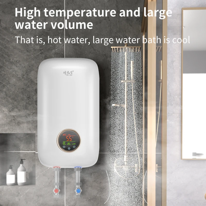 220V-240V Electric Water Heater Instantaneous Rapid Heating Household Bathroom Shower Small Bath Machine Kitchen Water Heater