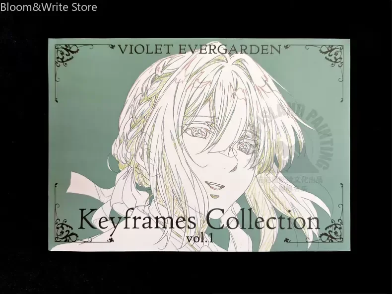 Violet Evergarden Keyframes Collection Vol.1+Vol.2 Anime Art Book, Character Storyboard Background Line Draft Manuscript
