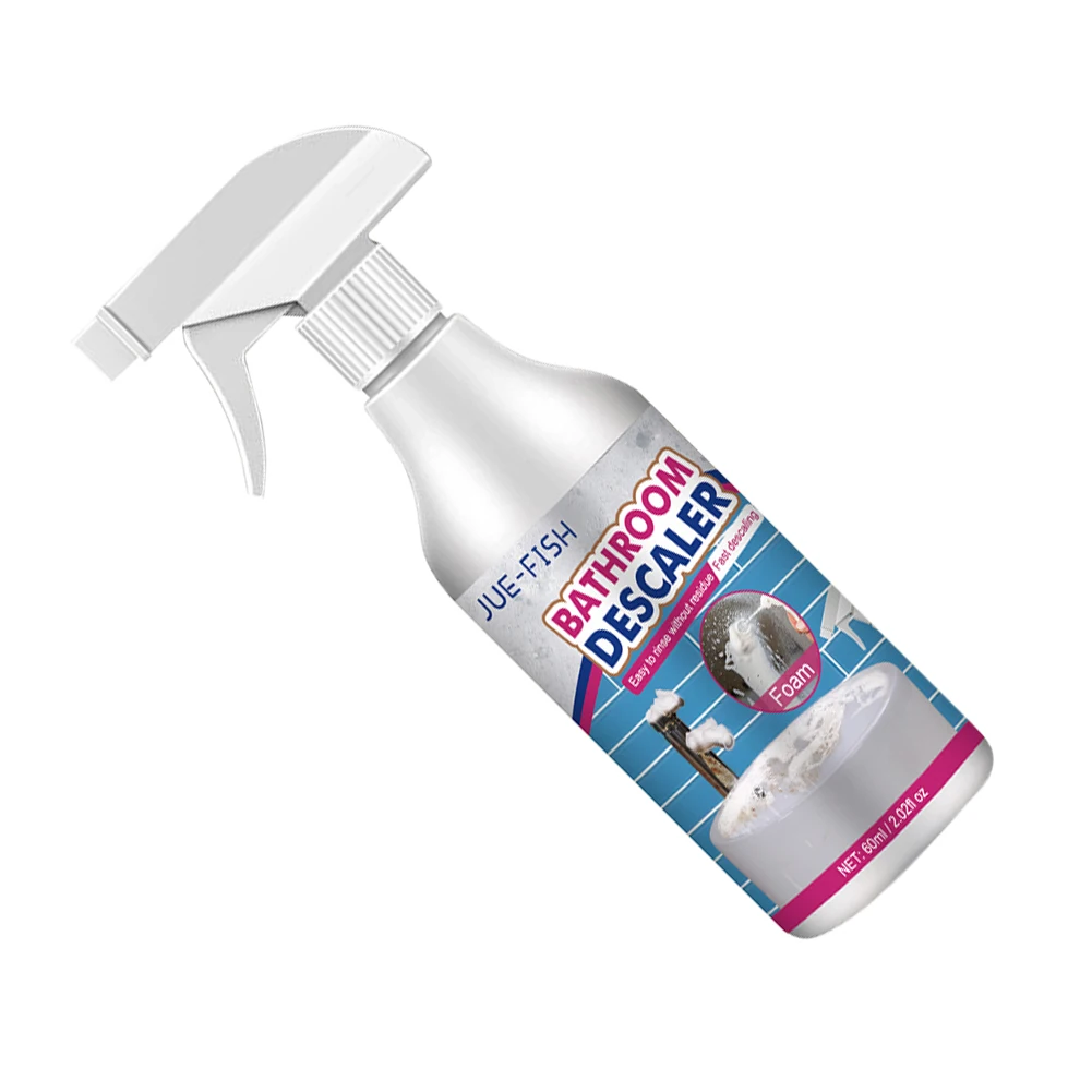 Powerful Descaling Cleaning Agent Bathroom Foam Cleaner Spray Multi-Purpose Cleaner for Bathtub Toilet Shower Sink Glass Ceramic