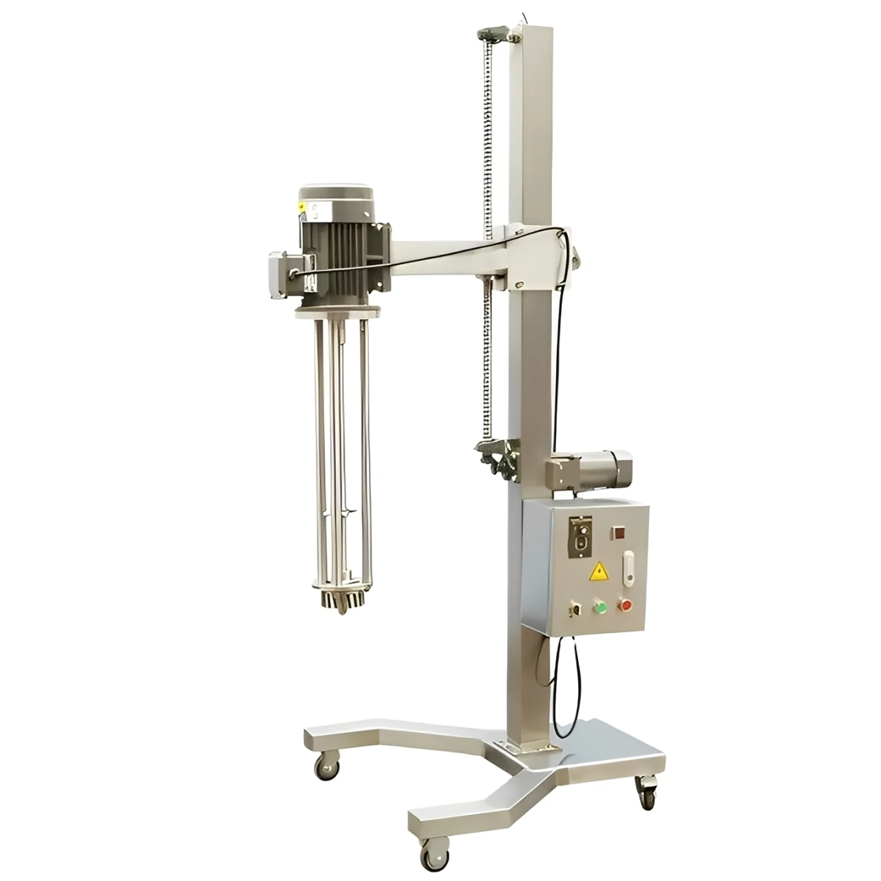 Hot Sale Stainless Steel Cosmetic High Shear Electric Lifting Homogenizer Cream Movable High Shear Emulsifier High Shear Mixer