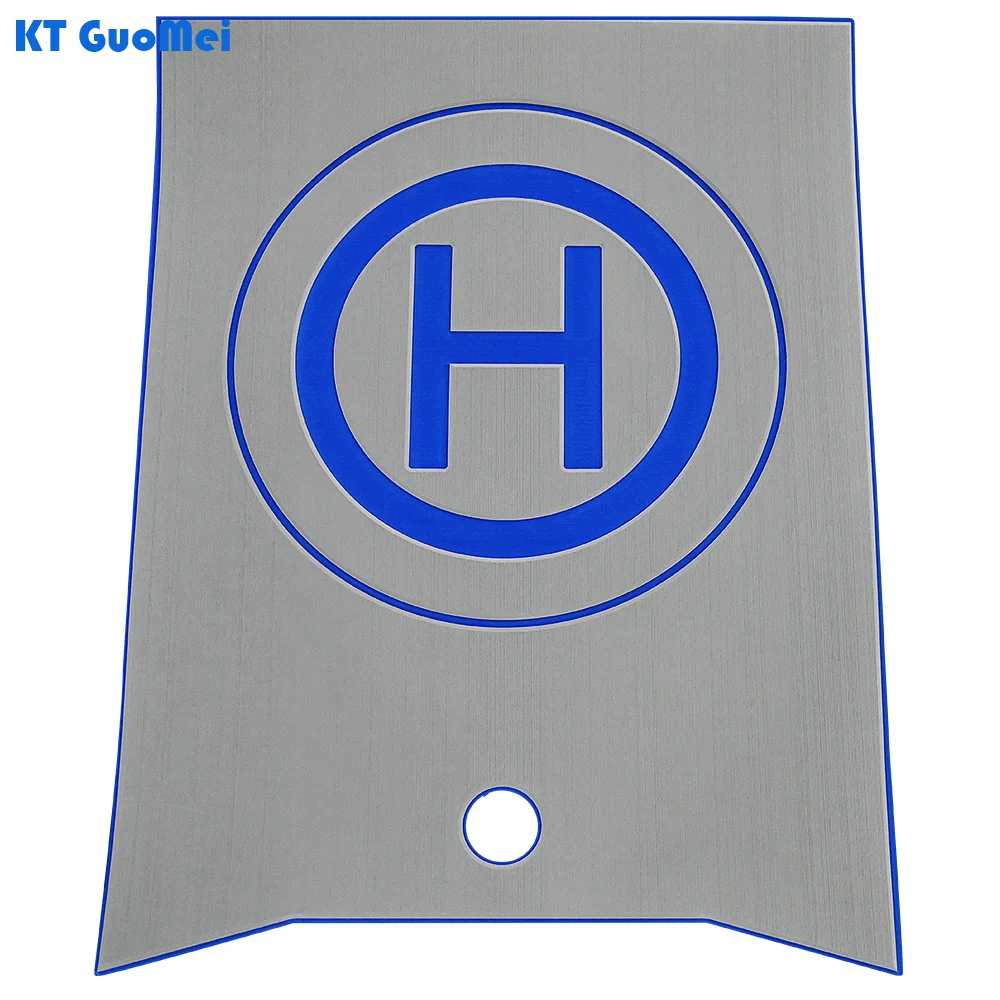 STLF KT GuoMei Customized Color/Size/Pattern/Thickness/Logo/Name EVA Marine Mat Boat Decking Kit Double Layer Waterproof CNC Cut