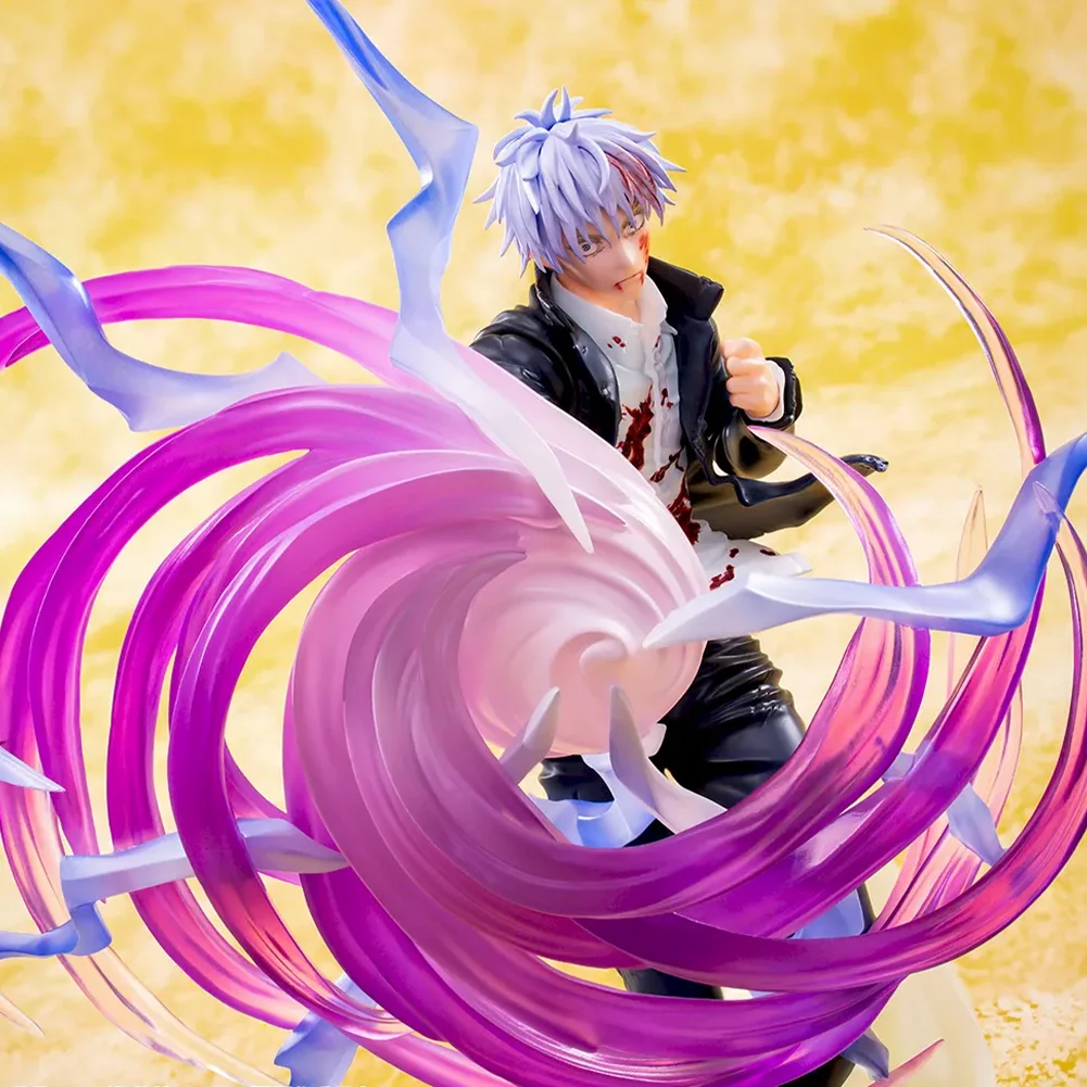 Anime jjk ryomen sukuna itadori yuji okkotsu yuta fushigura megumi fushhiguro toji gojo figura de ação estátua coleção ornamento