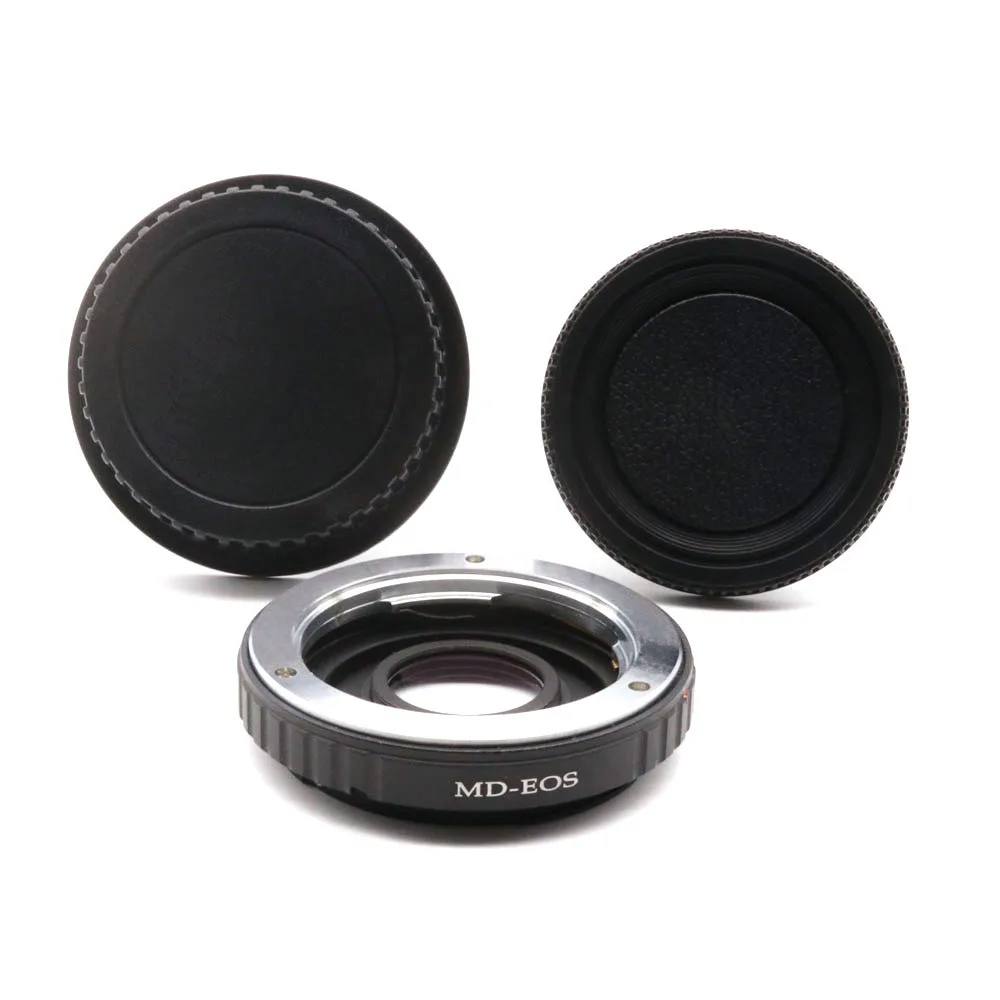 MD-EOS MD-EF For Minolta MD mount Lens and Canon EOS EF Mount Camera 5D 6D 7D 90D Mount Adapter Ring Optical Correction Glass