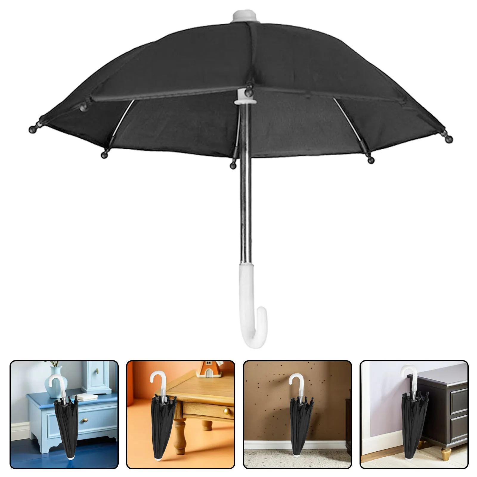 

Миниатюрный зонт в ярком стиле, аксессуар для домашнего интерьера, миниатюрный зонт от дождя, декоративное украшение, мини-орнамент, аксессуары для мини-домиков