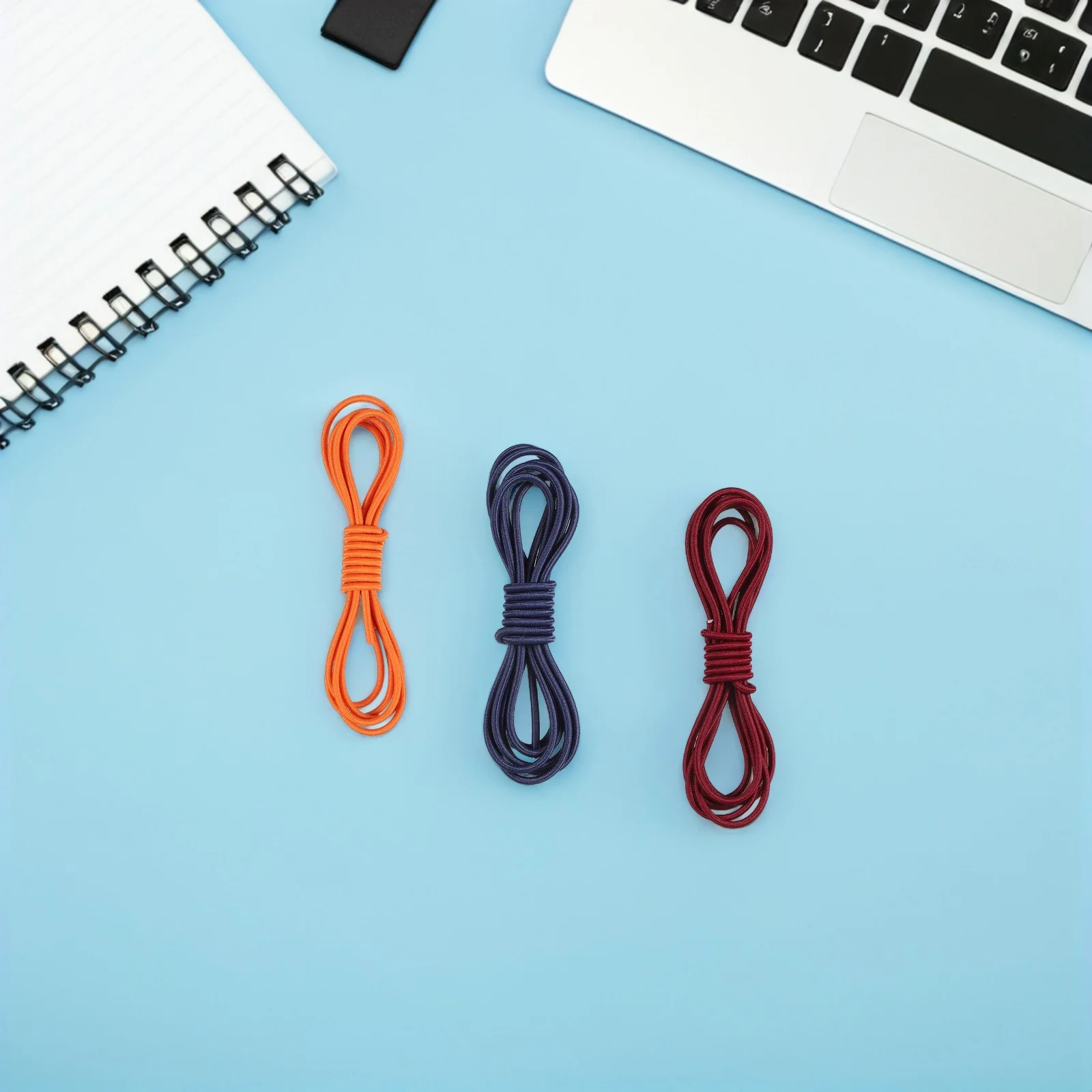 15 قطعة دفتر شريط مرن النايلون بسط حزام ل مذكرات سجل القصاصات ملزمة الملحقات دفتر تحديد حبل #2