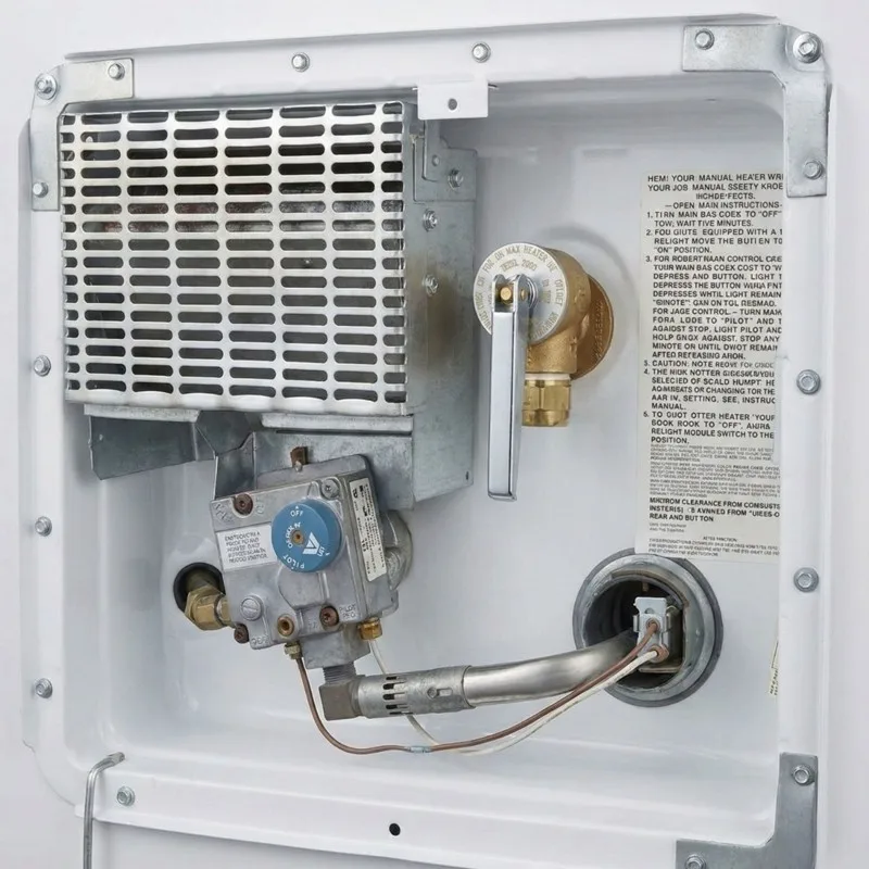 RV Water Heater Relief Valve, 210°F Pressure Relief Valve For Hot Water Tanks With Extended Probe With 3/4