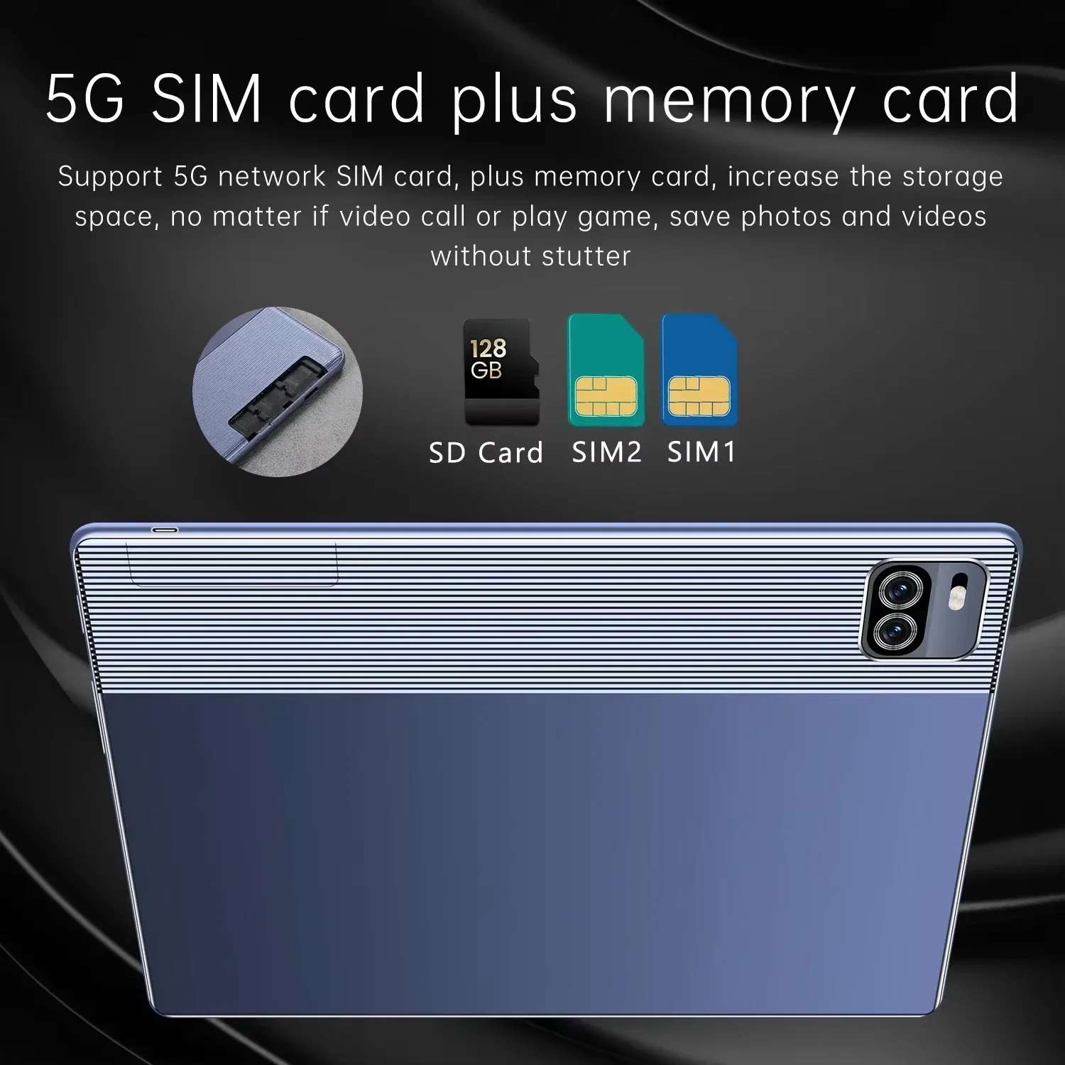 Tablet Versi Xioami Asli 2025 Pad 5 Pro Android 13 PC 16GB 1TB Tablet Layar 10.1 Inci HD 4K 5G WiFi Dual SIM MI Tab PC