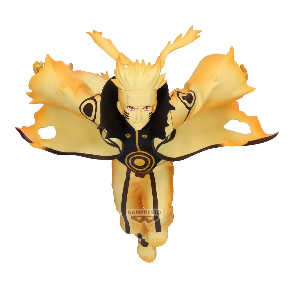 100% Bandai Official Genuine Banpresto VIBRATION STARS Naruto：Shippūden Uzumaku Naruto Kurama Model Anime Figures Statue 17cm