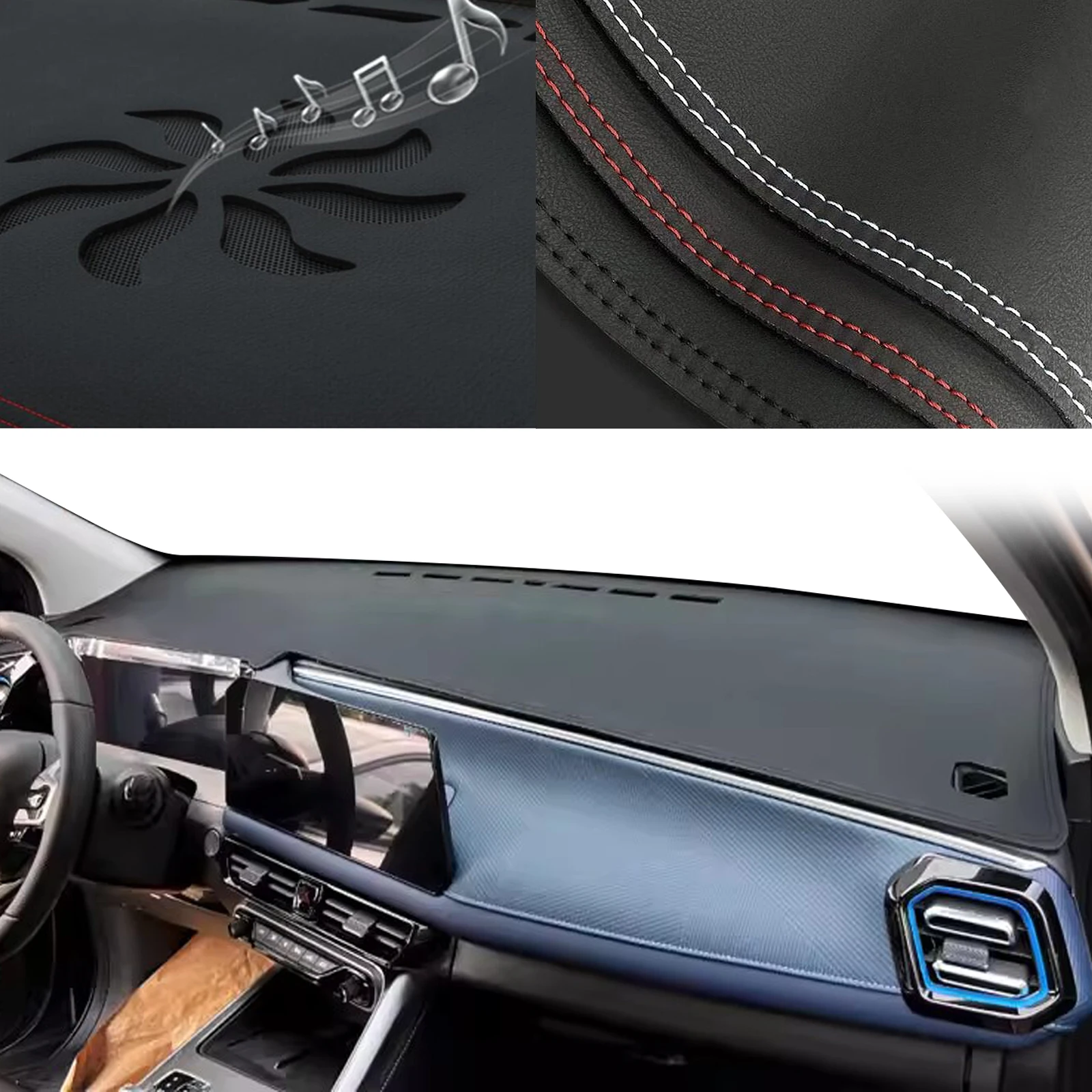 

for GAC GS3 EMZOOM 2023-2025 Special Customized Dashboard Cover Anti‑Glare Sunshade Pad Dash Mat Interior Accessories