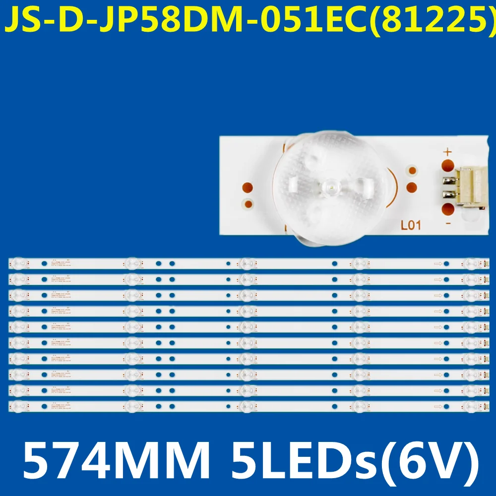 

Светодиодная лента подсветки для E58DM1200 CELED58419B7 TVLED584K01 JS-D-JP58DM-051EC (81225) E58DM1000/3030-5S1P K58DLJ10US K58DLJ10VS
