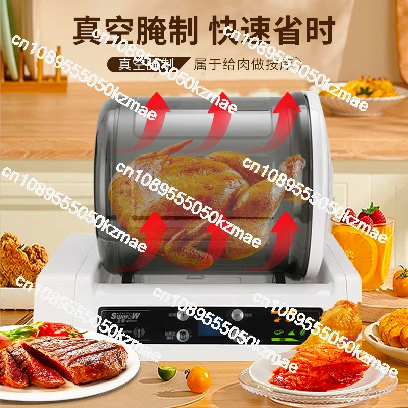 Suitable for commercial vacuum fried chicken marinator, marinator, tumbler, intelligent small meat product marinator, burger