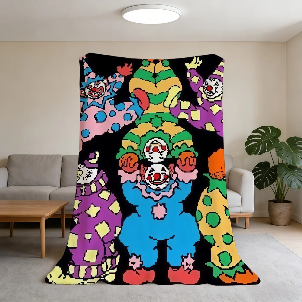 Cool Art Clowncore Blanket Super Warm Comfortable Plush Throw Blanket Child Home Sofa Bedroom Gift