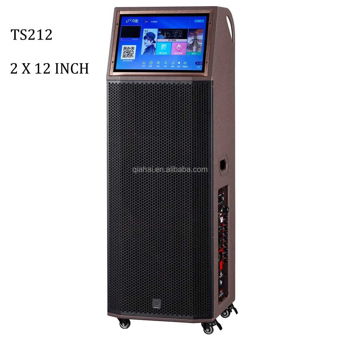 Touchscreen Active TS Series TS212 Double 12 Inch Loudspeaker With Android System Wifi Bluetooth USB RMS 1000W Portable Speaker