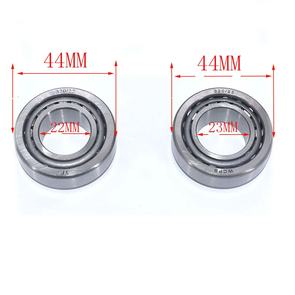 Motorcycle Steering Bearing 44*22mm 44*23mm  Pressure Bearing  Taper Roller Steering Bearings