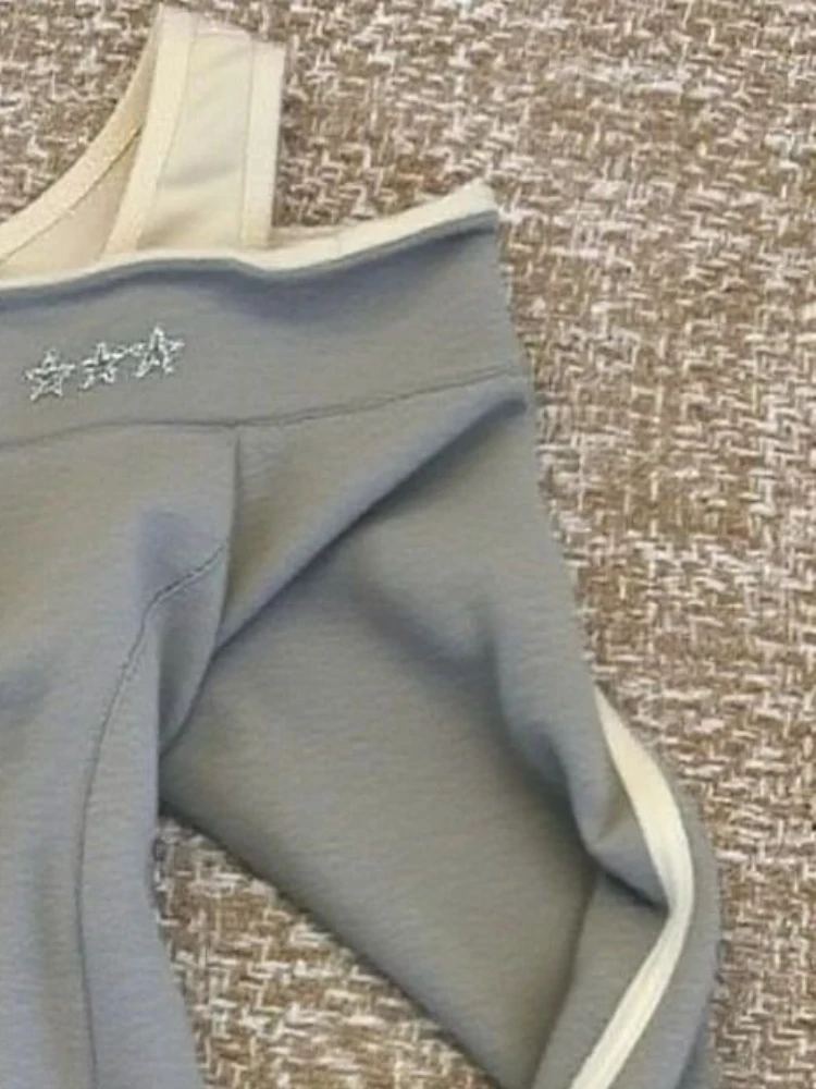 Felpa in due pezzi finta vintage estetica donna Y2k giacche slim casual con cerniera Grunge autunno nuovo cappotto a maniche lunghe patchwork