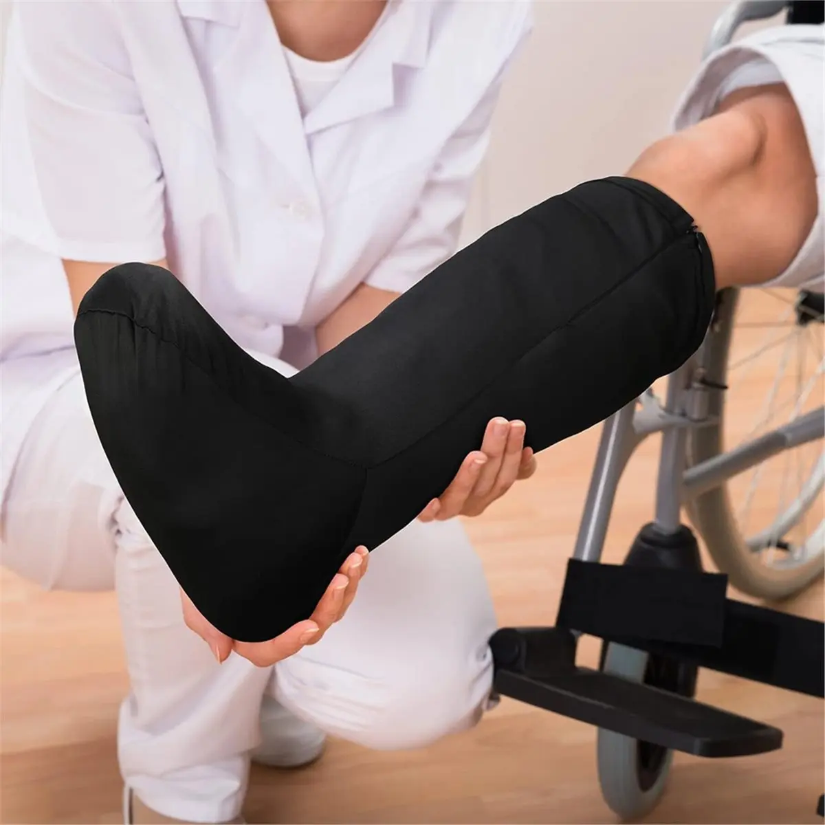 618 Mega Sale 2 Pcs Leg Cast Cover Medium Short Cast Sock Cover Below the Knee Leg Sleeve for Foot Men Women Plaster Stocking