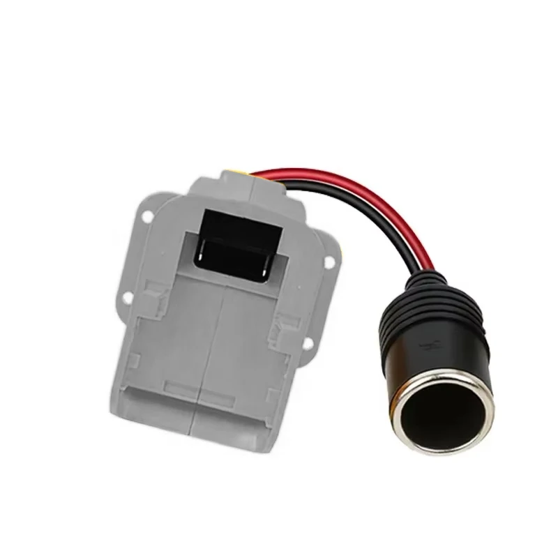 DC 18V -20 V Battery Adapter Converter Cigarette Lighter Interface For Dewalt /Makita/Milwaukee 18V Battery Manual DIY Adapter