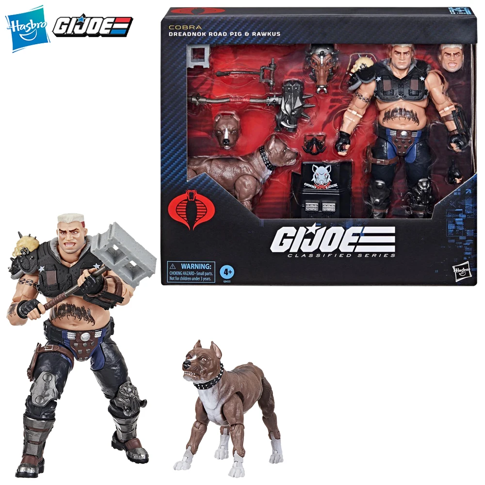 

[In-Stock] Hasbro G.I. Joe Classified Series #135, Dreadnok Road Pig & Rawkus 15cm Action Soldier Figure Nice Model Gift Toys