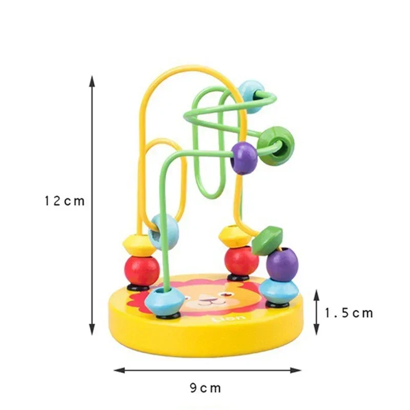 Montessori Baby Toys Wooden Roller Coaster Bead Maze Toddler Early Learning Educational Puzzle Math Toy for Children 2024 Toys