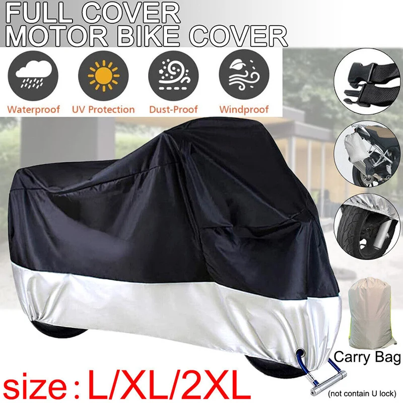 

Splicing Electric Vehicle Dust Cover Motorcycle Outdoor Rainproof Sunscreen Polyester Protective Cover Metal Anti-theft Keyhole