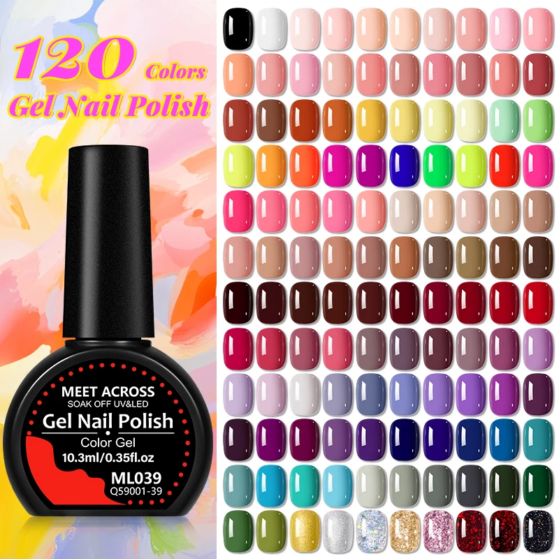 10Pcs Gel Nail Polish Set Macaron Neon Nude Purple Series Semi Permanent UV LED Nail Gel Soak Off Varnish DIY Manicure Salon