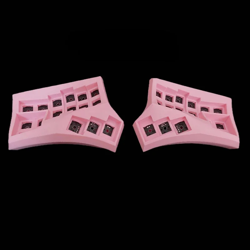 Custom Cygnus Curve Split Keyboard Kit 2.4G Wireless Single-mode Hot Plug Sofle Split Keyboard Kit Layout Prog Rammable VIA Key