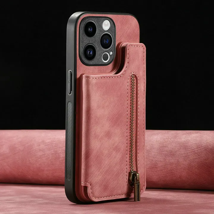 Für Xiaomi 17T 15T 14T 13T Brieftaschen-Hülle mit Reißverschluss Leder-Kartenetui Xiaomi 14T Redmi Note 13 Pro Plus 5G Hülle Mi 17 15 T 14 Rückseiten-Capa – Detail 13