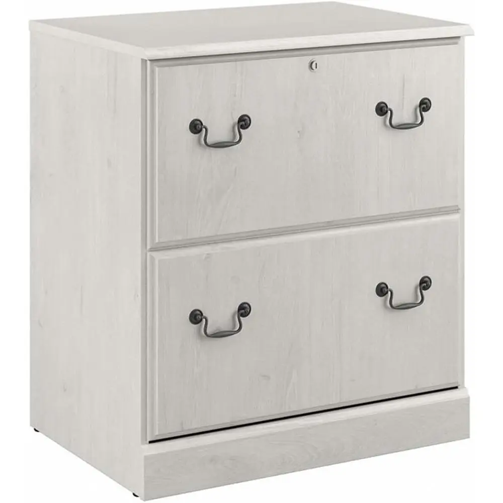 

2-Door Lateral File Cabinet in Linen White Oak Finish