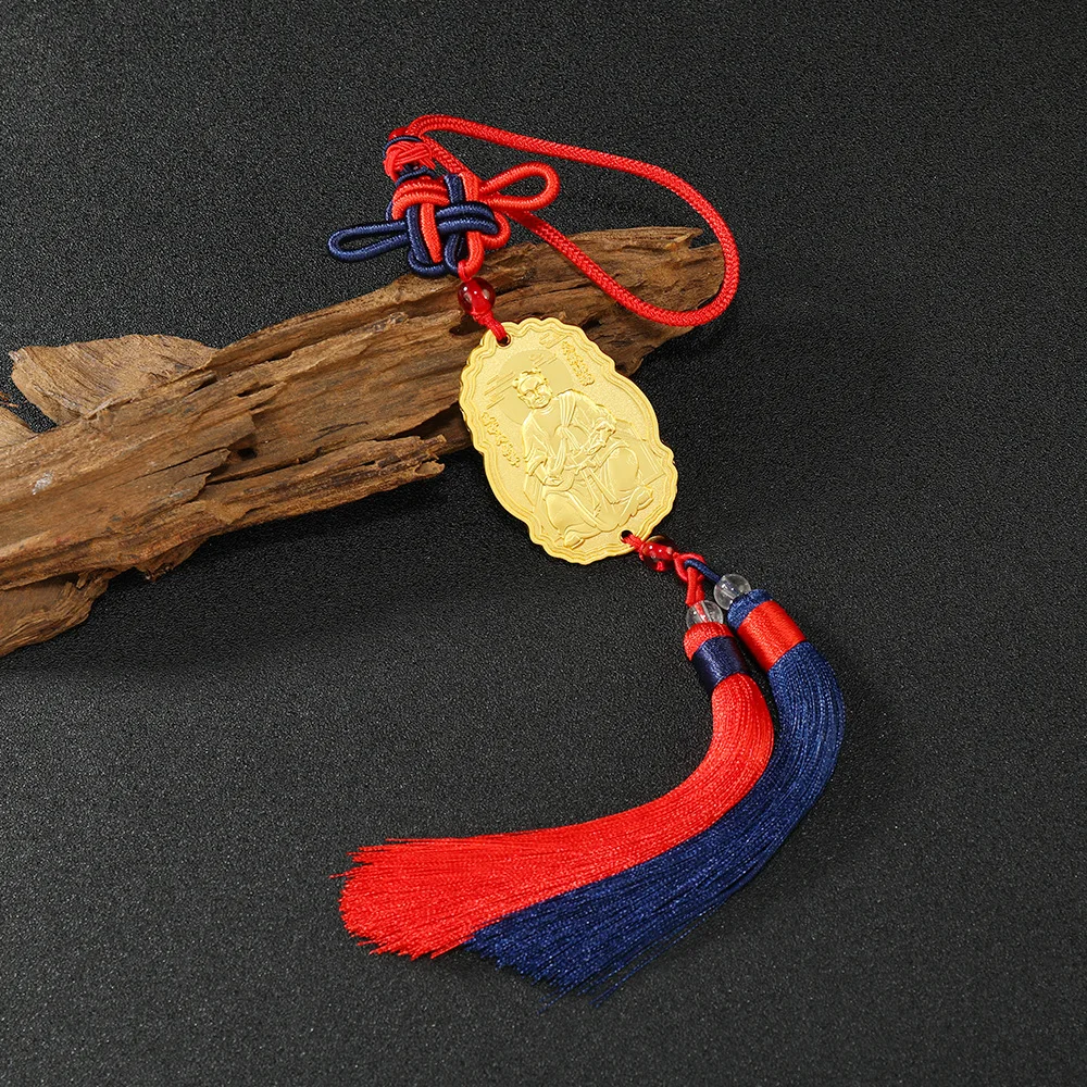 amulet 2025 Zodiac year TAI SUI HOME CAR all-powerful talisman exorcise evil spirit Bring good luck Gold medal Pendant