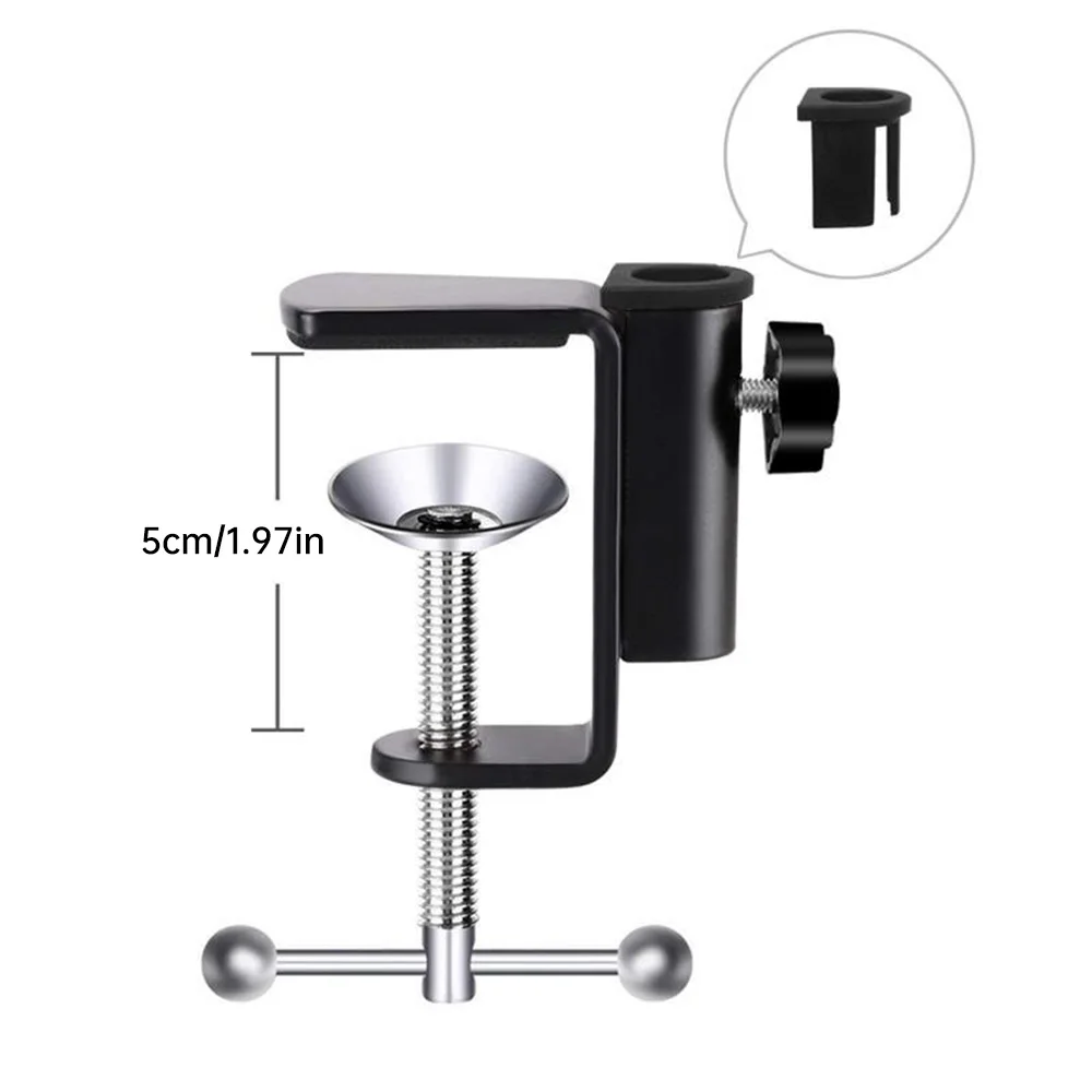 Adjustable Microphone Suspension Boom Scissor Arm Stand Desktop Mic Clip Holder Cantilever Bracket For Recording Live Broadcast