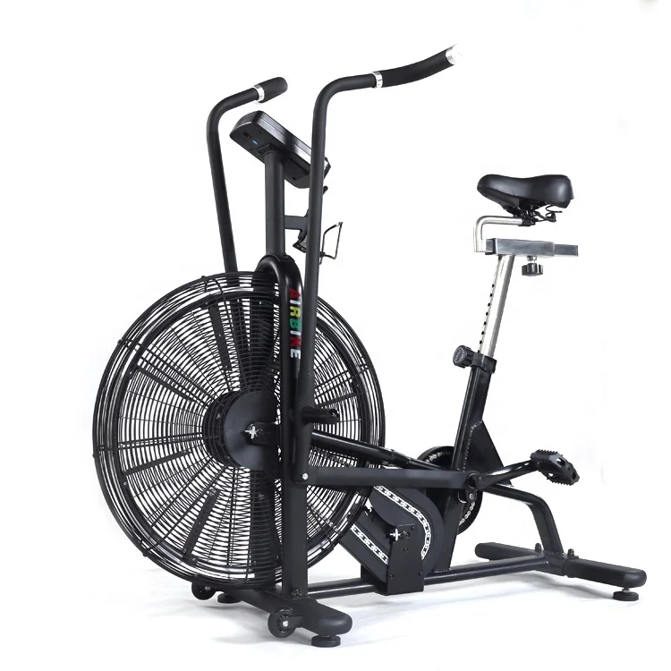 Hometrainer Rechtop Air Bike Indoor Cycling Stationaire Fiets Met Onbeperkt Luchtweerstand Systeem Voor Thuis Cardiotraining