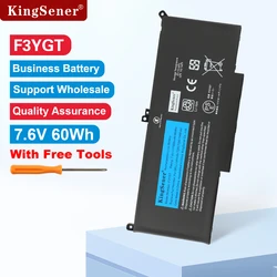 KingSener F3YGT 60WH akumulator do laptopa DELL Latitude 12 7000 E7280 E7290 E7380 E7390 E7480 E7490 F3YGT 2X39G DJ1J0