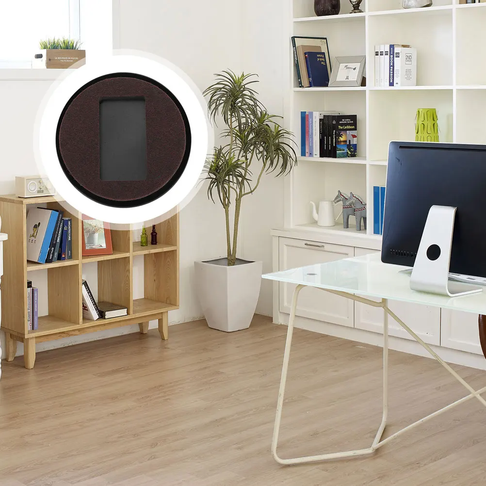 

5pcs Furniture Caster Felt Cups 1.5 Inch Non-Slip Floor Protectors For Office Chairs Sofas Tables Hardwood Tile Floors Bed