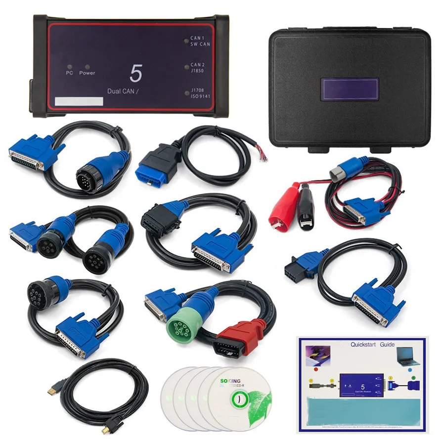 A+ Multi-Languages DPA5 Truck Diagnostic Tool USB/Bluetooth DPA5 Dearborn Protocol Adapter DPA 5 Heavy-Duty Truck DPA5 8.6