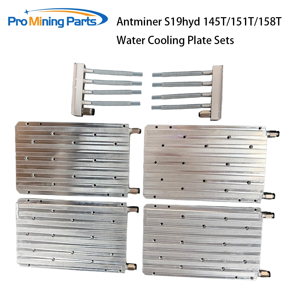 Water Cooling Plate Upgrade Sets For Antminer S19 Hyd 145T/151T/158T Water Cooling Plate kits Heat Sink Liquid Cooling System