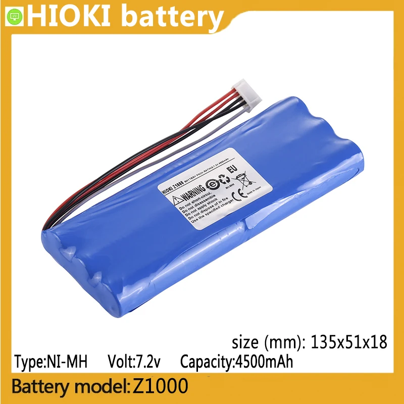 

Z1000 capacity 4500mAh 7.2V NI-MH battery suitable for, Z1000, LR8400-21, LR8401-21,LR8402-21,MR8880-21, Flue gas analyzer