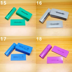 100pcs/lot 21700 lithium battery PVC heat shrink tubing shrink film battery skin packaging replacement insulation packaging tube