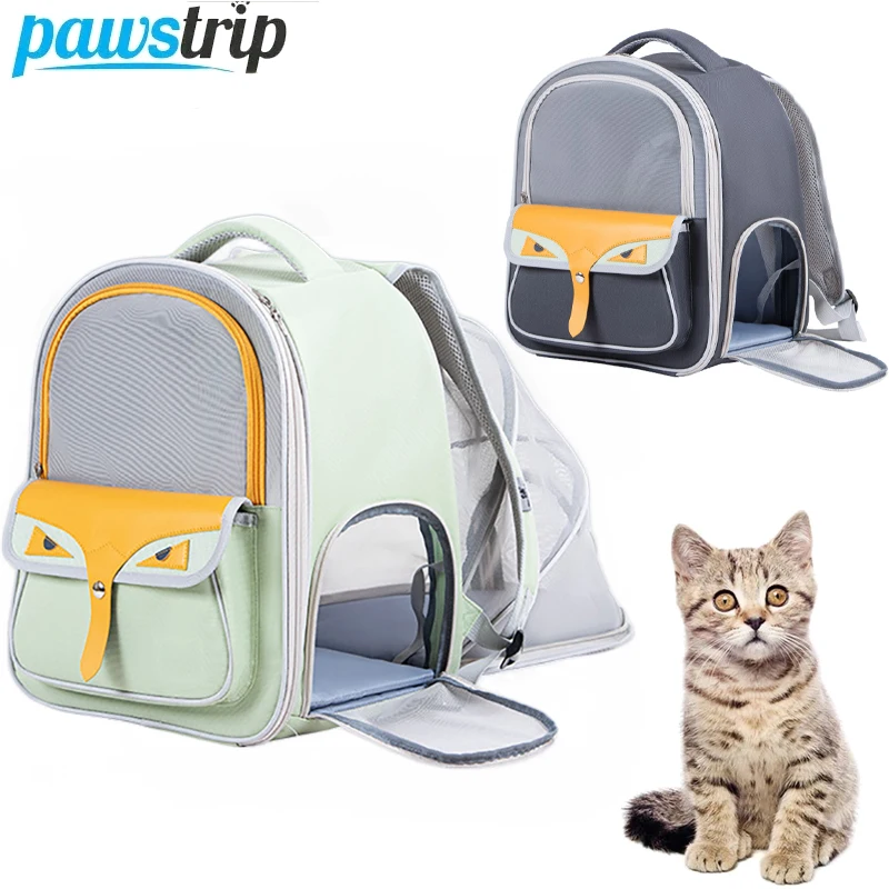 

Expandable Cat Backpack Ventilation Cat Bag Portable Cats Carrier Bag Pet Carrying Backpack for Puppies Cats Pet Supplies