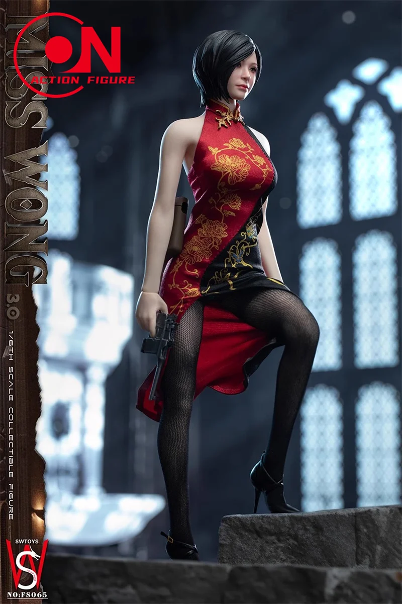 【2024 Q4】SWTOYS FS065 1/6 MISS WONG 3.0 Movable Eyes Action Figure 12'' Female Figurine Model Toy for Fans Collection