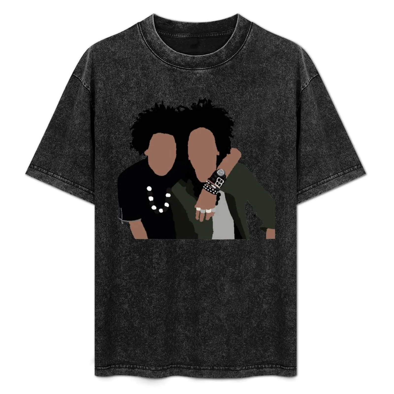 

Les Twins minimalist T-Shirt Work Short Sleeve Cotton Top