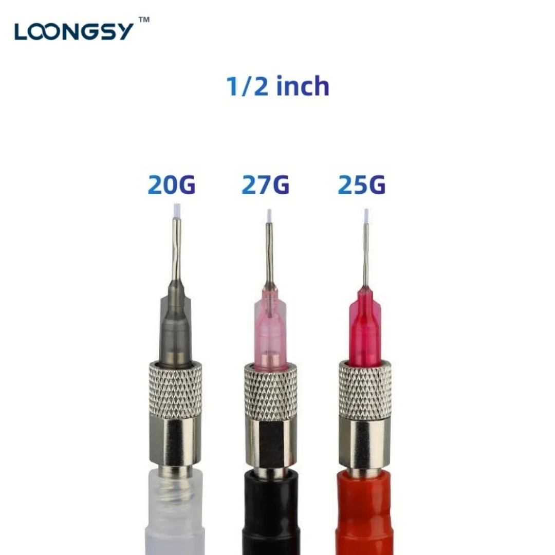 

Игольчатый наконечник TCL Te Flon 1/2 дюйма, 1 дюйм, 1,5 дюйма, 20 г, 25 г, 27 г, 13 мм, 20-27 калибр, игла для мгновенной высыхания клея с защитой от царапин